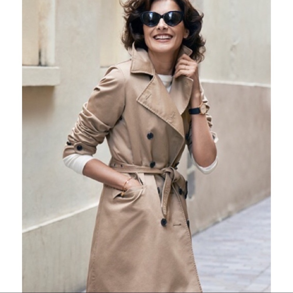 UNIQLO x Ines de la Fressange Trench Coat Khaki Unlined